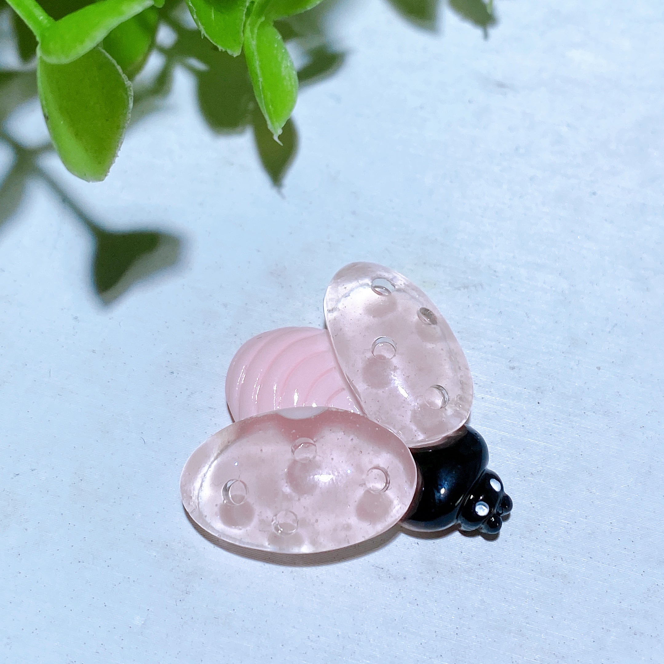 1.2 inch Resin Fireworm Crystal Figurine for Healing