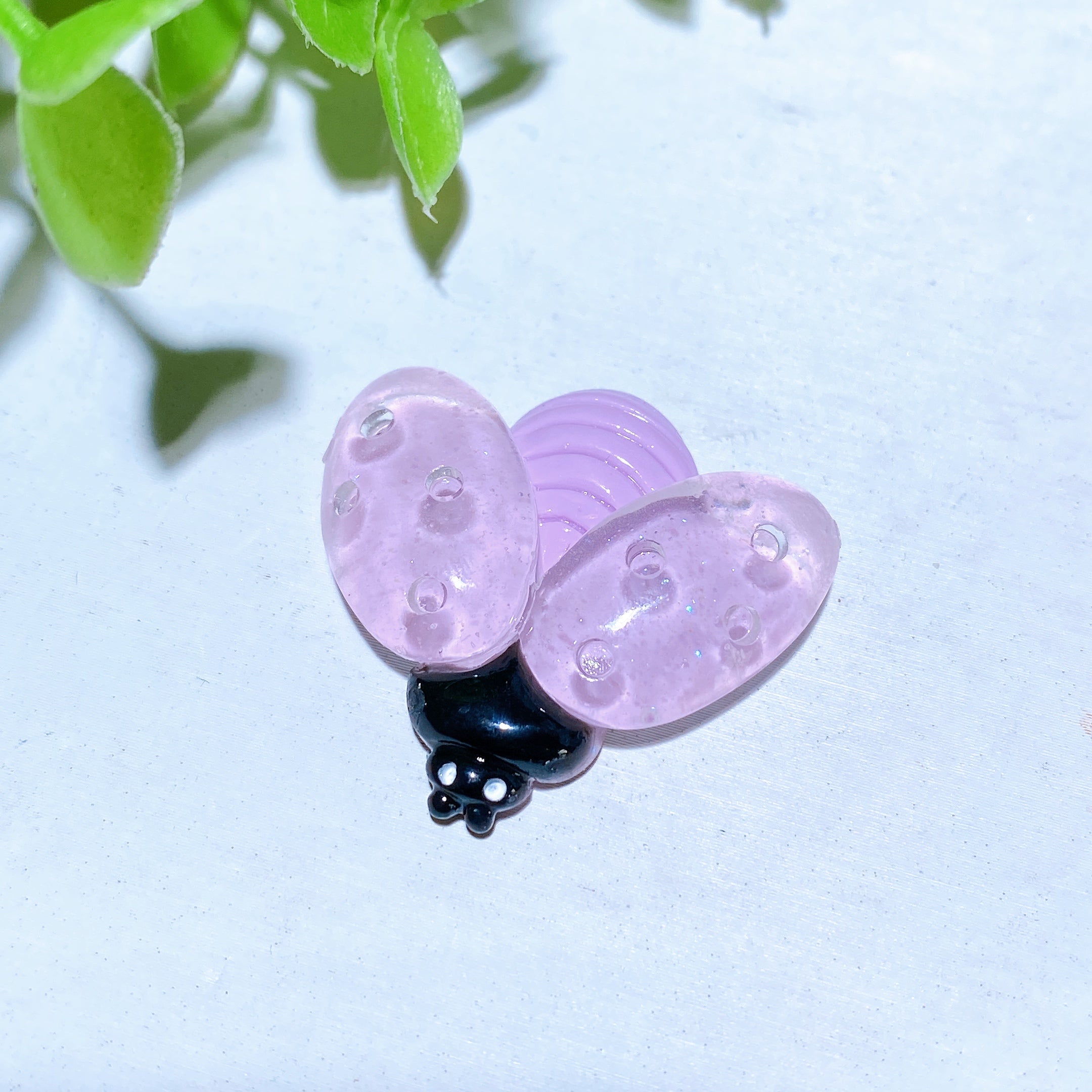 1.2 inch Resin Fireworm Crystal Figurine for Healing
