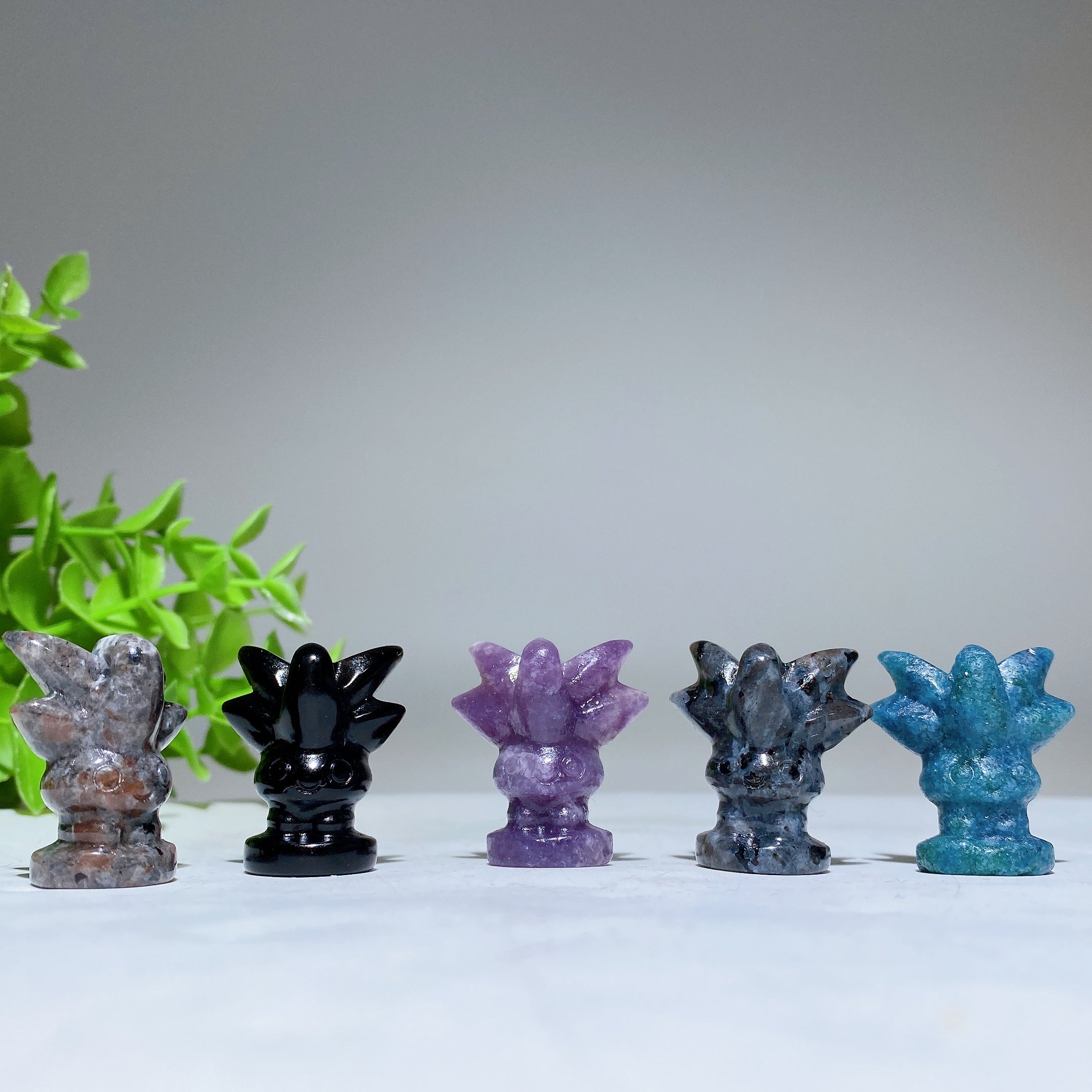 1.2" Mini Crystal Animal Carvings | Healing Crystal Figurines