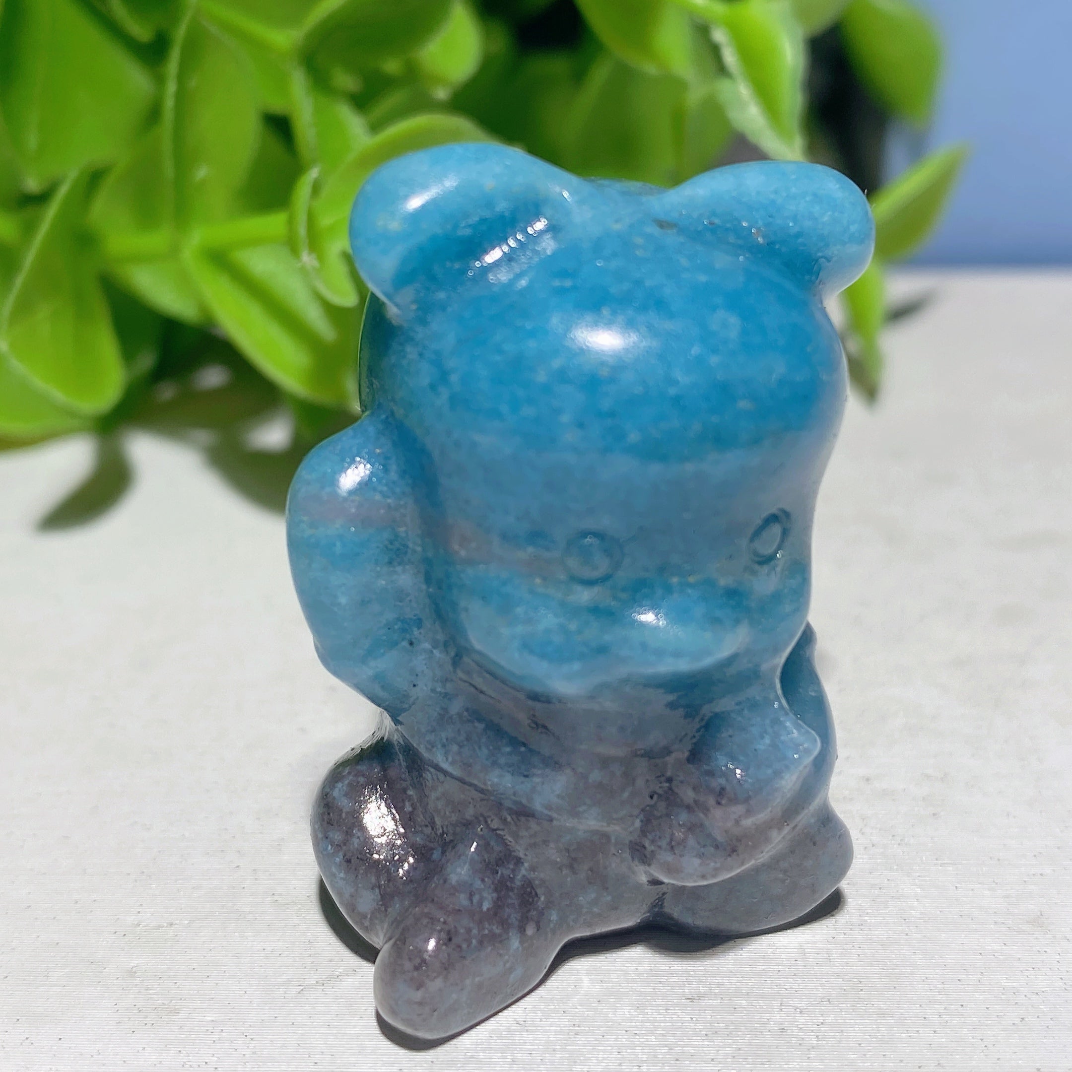 1.3-1.5 inch Trolleite Mini Crystal Animal Carvings