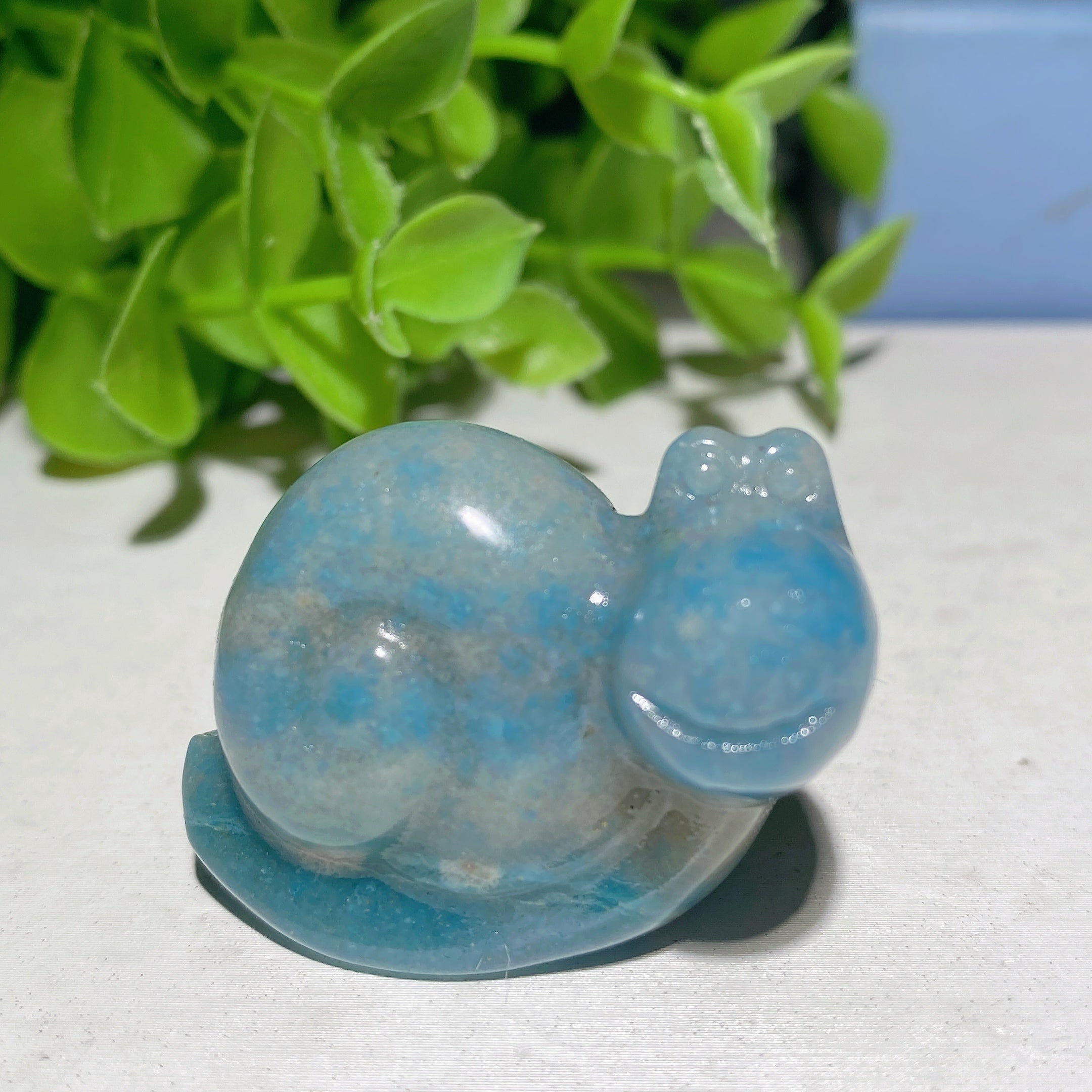 1.3-1.5 inch Trolleite Mini Crystal Animal Carvings