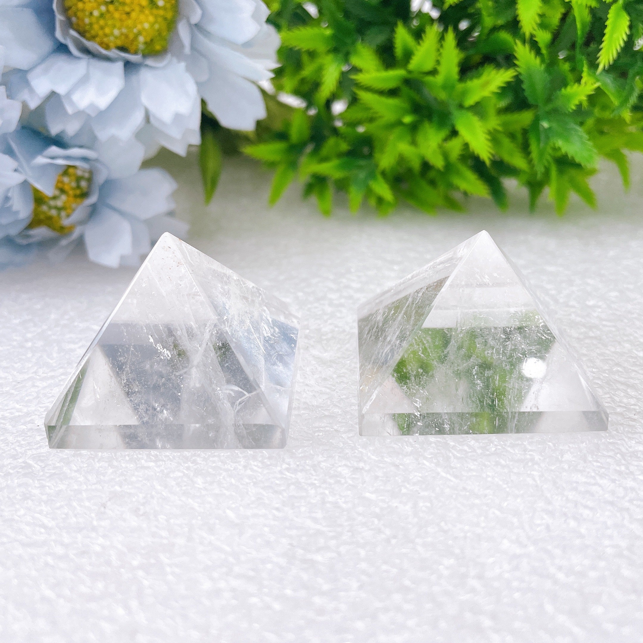 1.3-1.8 inch Healing Crystal Pyramids in Clear Quartz & More