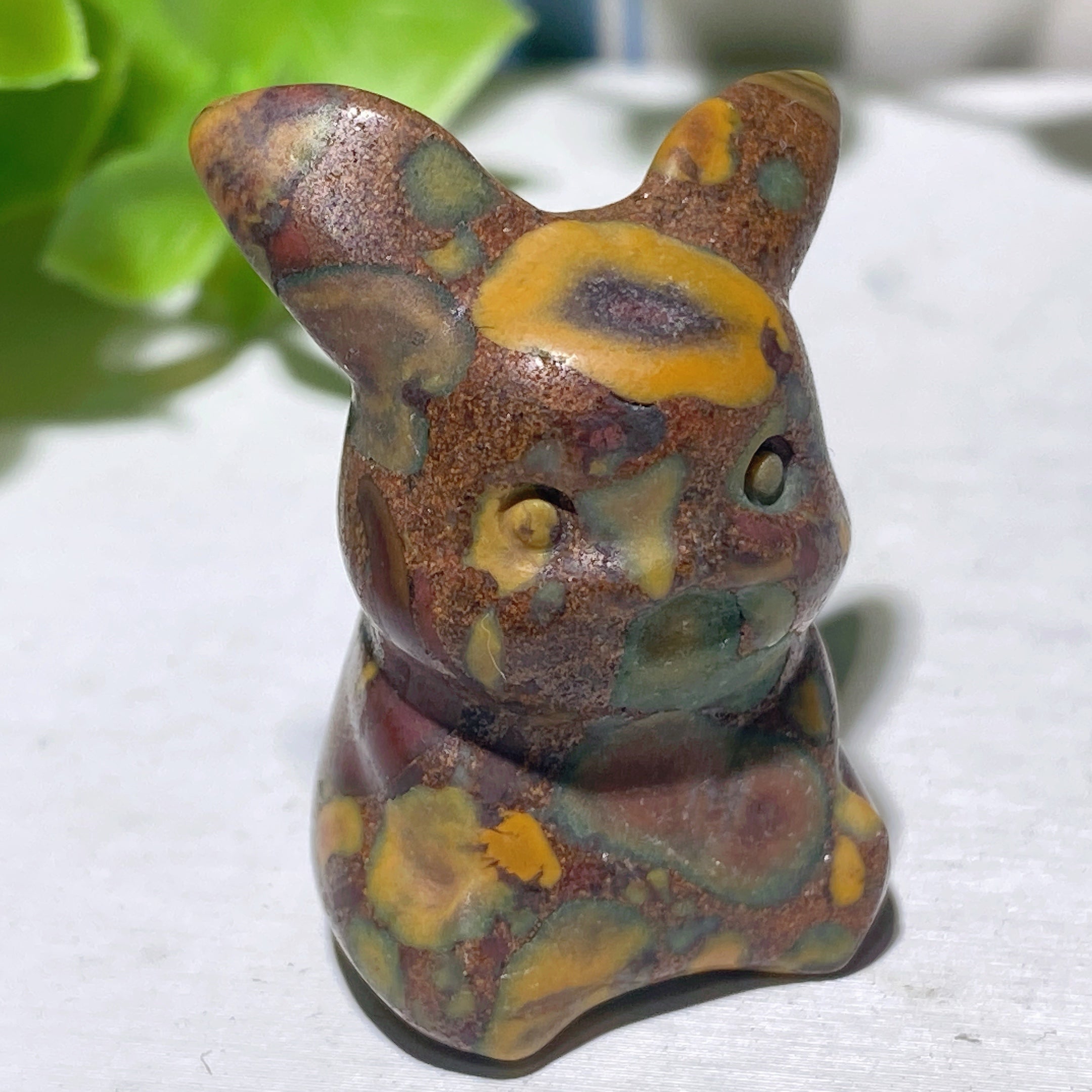 1.3" Mixed Crystal Mini Pikachu Figurines for Healing