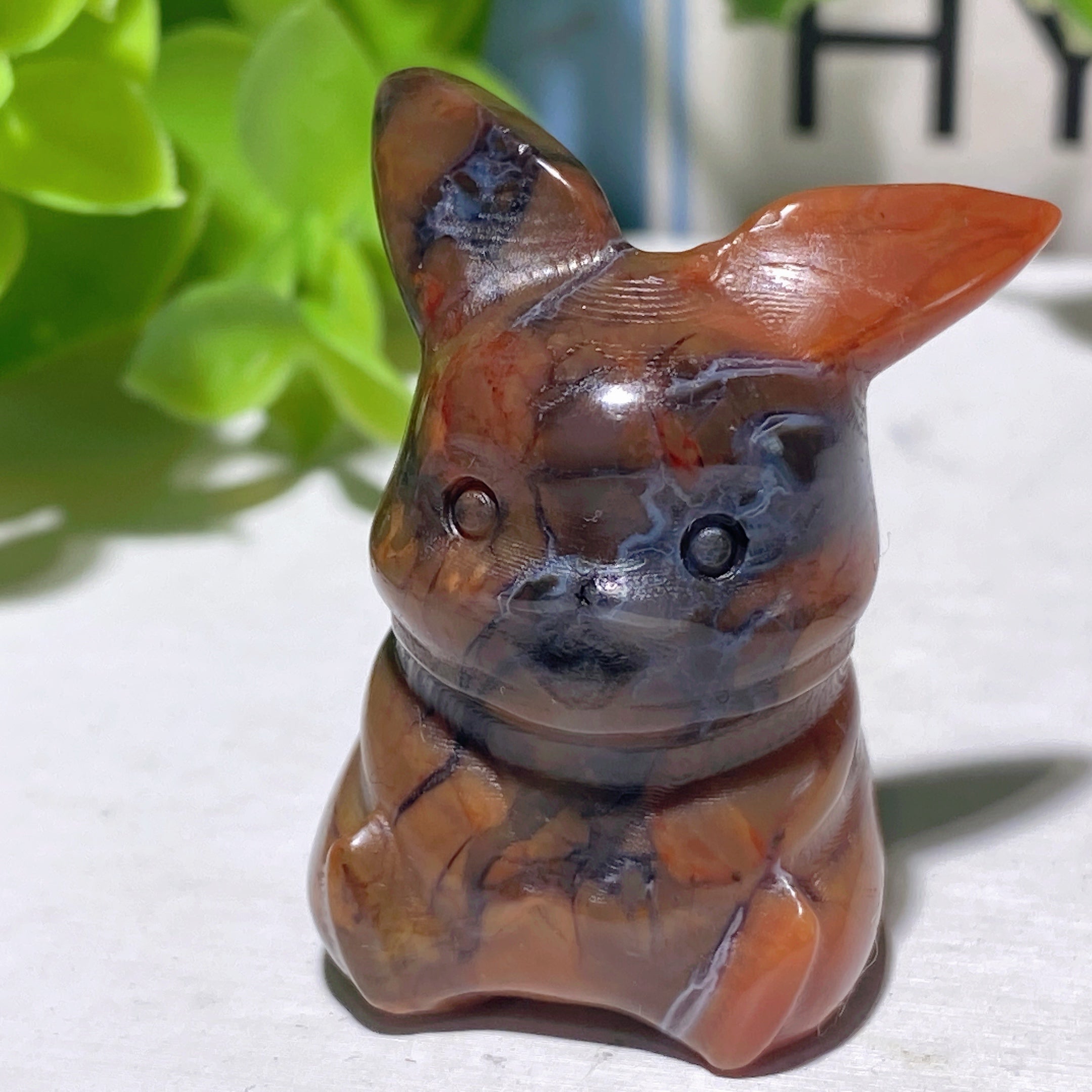 1.3" Mixed Crystal Mini Pikachu Figurines for Healing