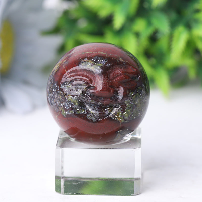 1.35 Inch Smile Face Crystal Figurines for Healing