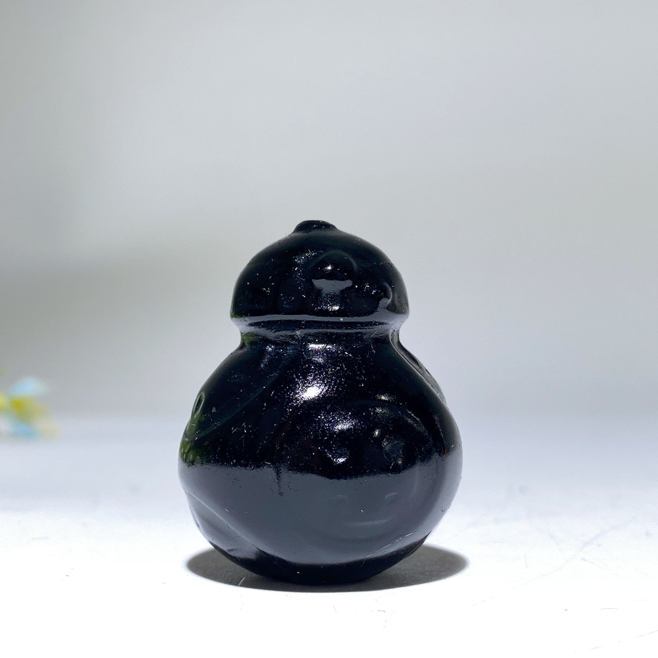 1.4 inch Black Obsidian Crystal Star Wars Figurines Set