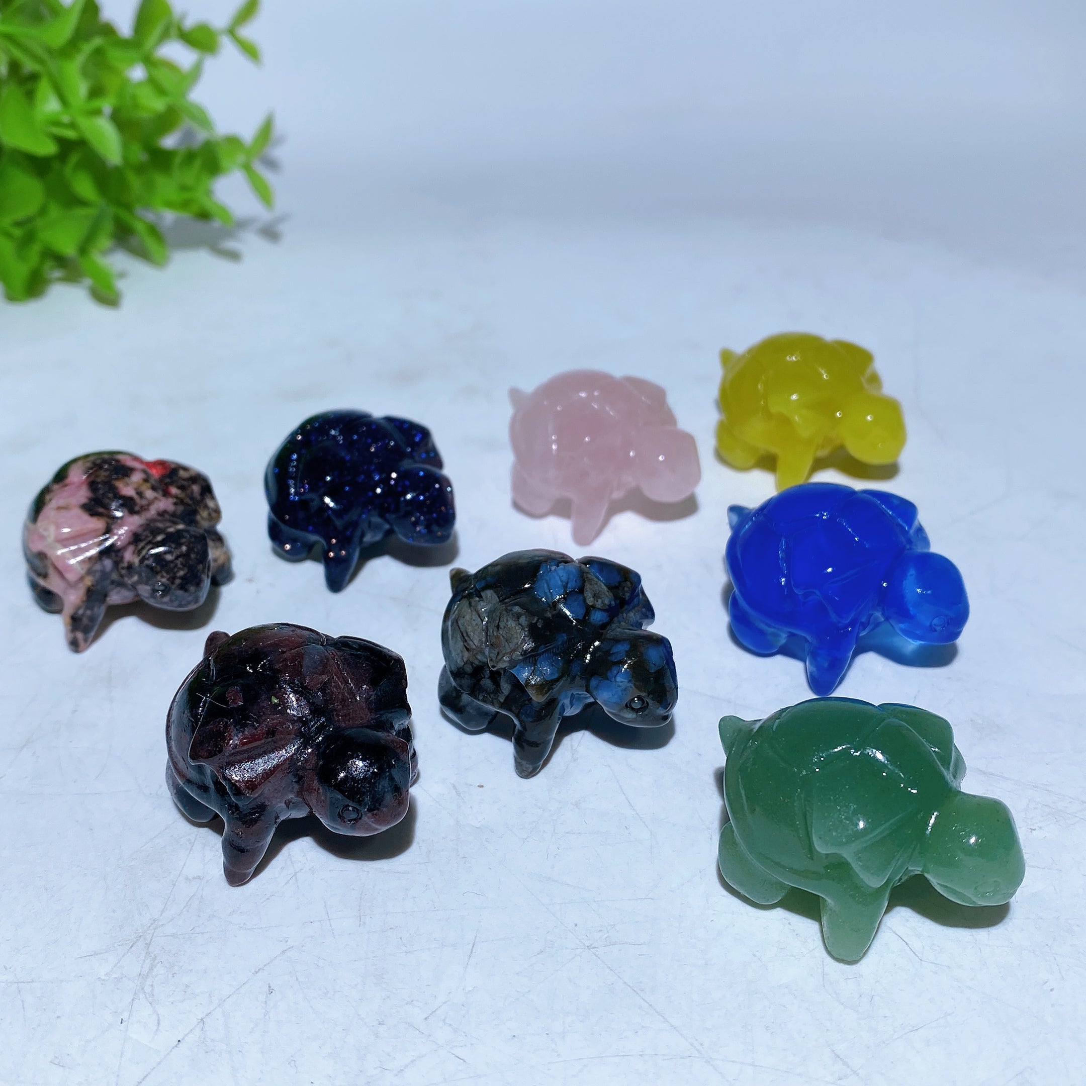 1.4 Inch Crystal Turtle Figurine | Healing Sound Stones
