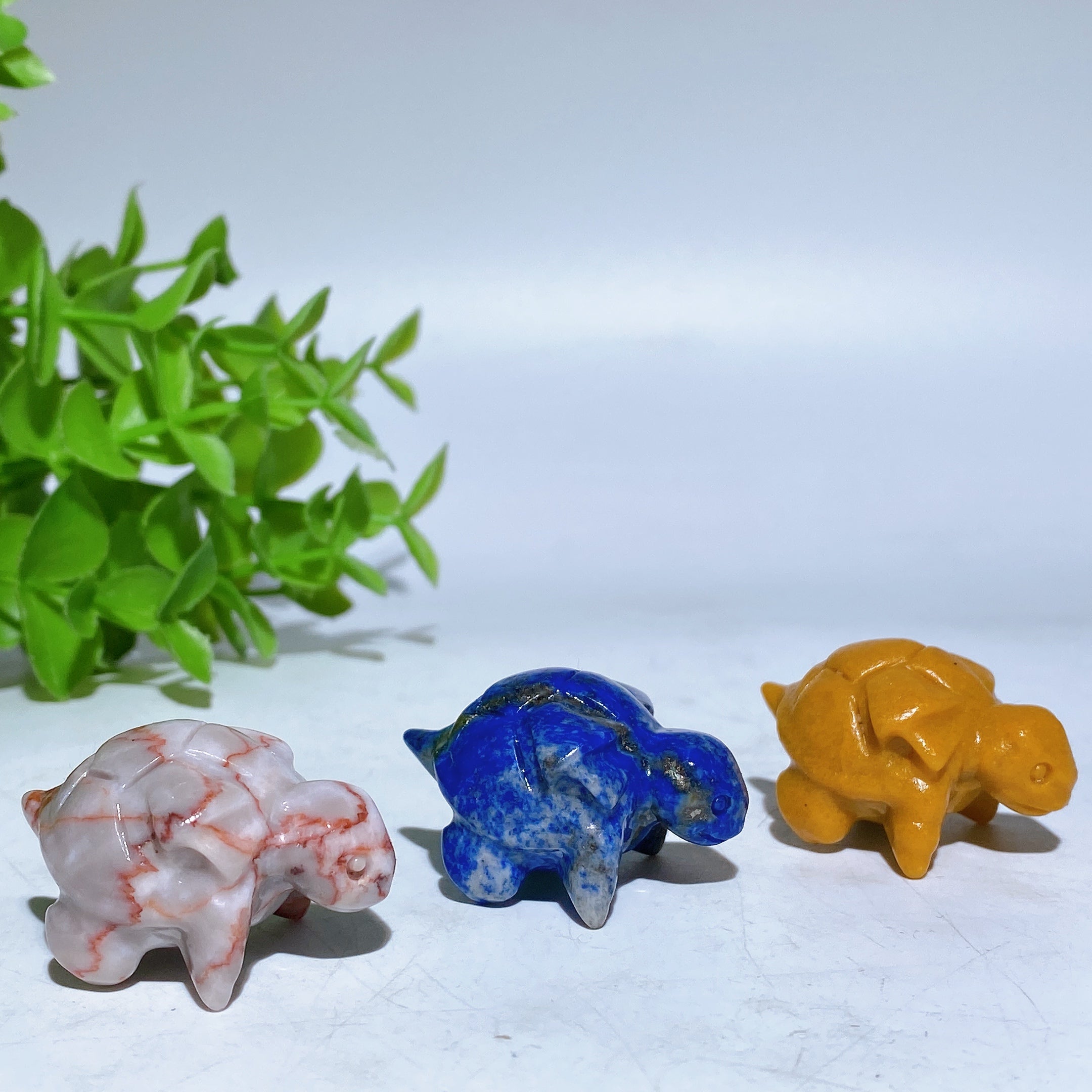 1.4 Inch Crystal Turtle Figurine | Healing Sound Stones