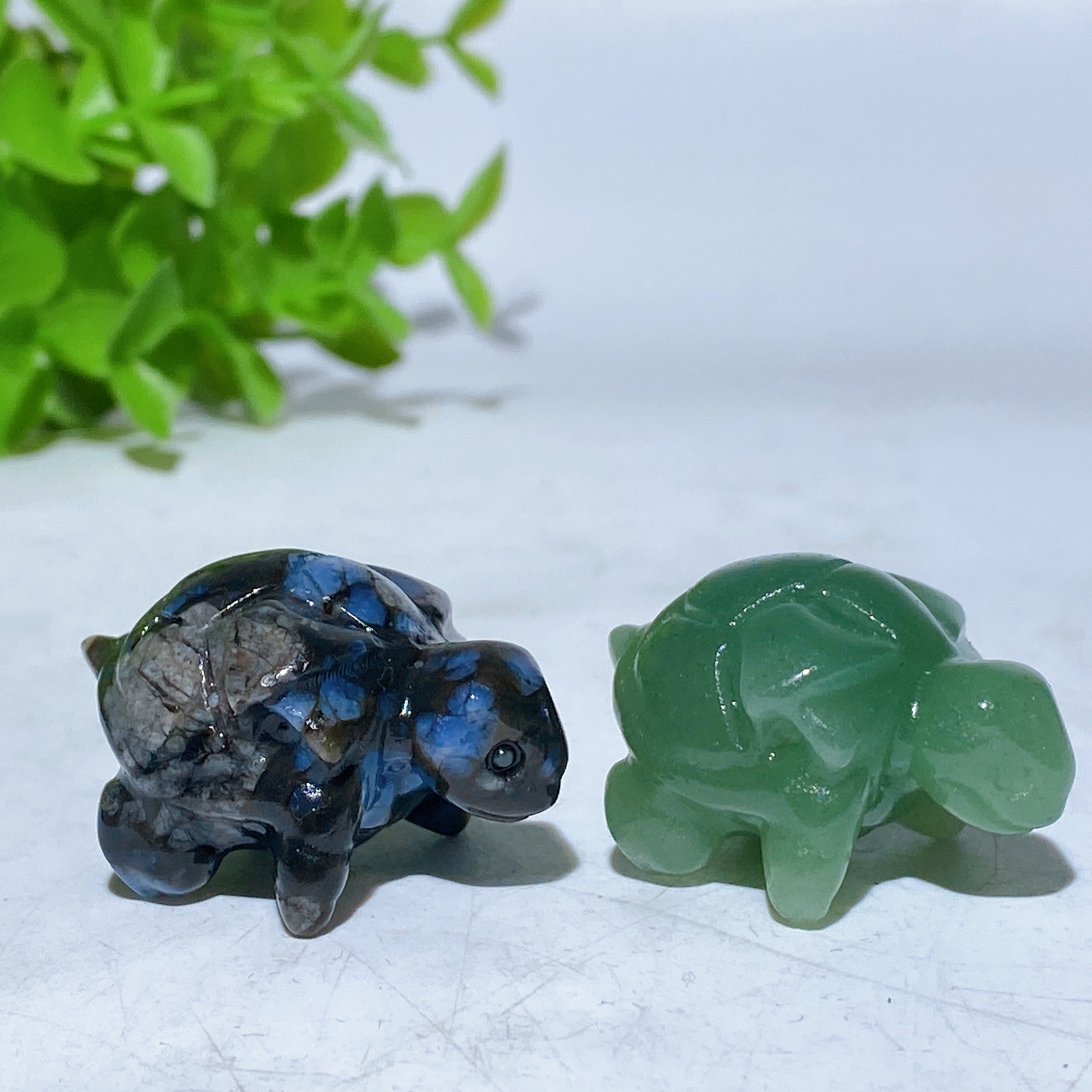 1.4 Inch Crystal Turtle Figurine | Healing Sound Stones