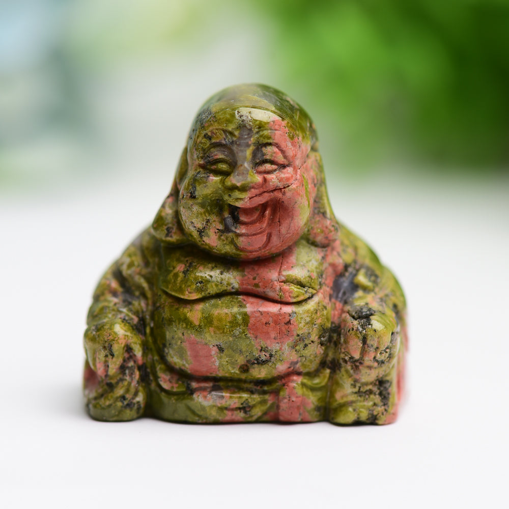 1.4 inch Mixed Crystal Buddha Statue for Meditation