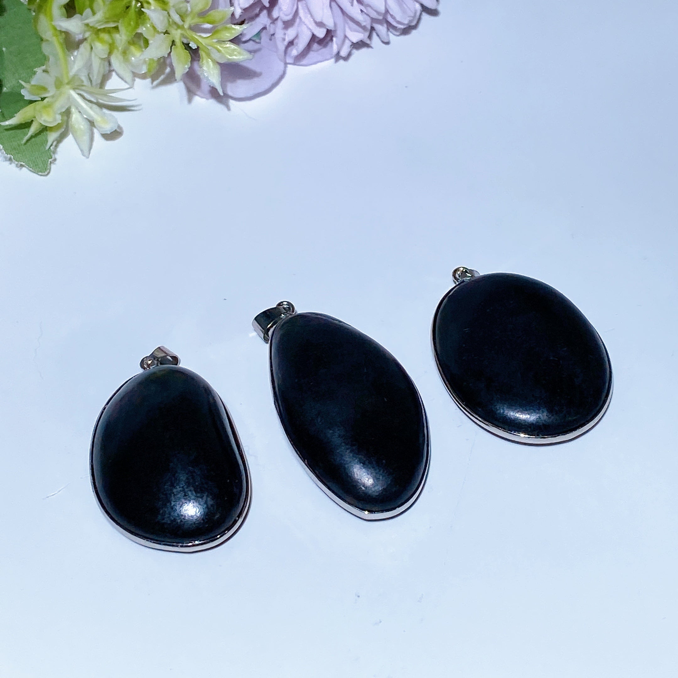 1.5-1.8" Schungite Spiritual Healing Pendant