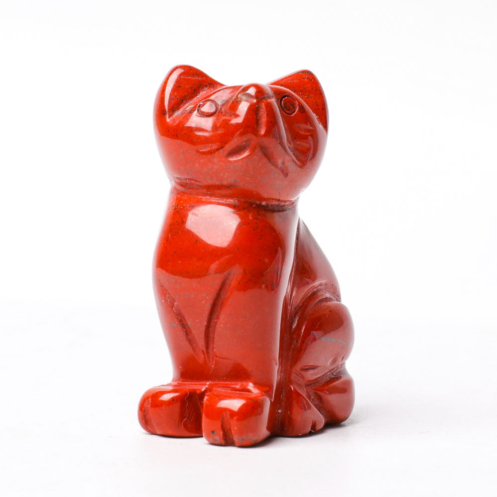 1.5 inch Crystal Cat Figurine for Wisdom & Energy
