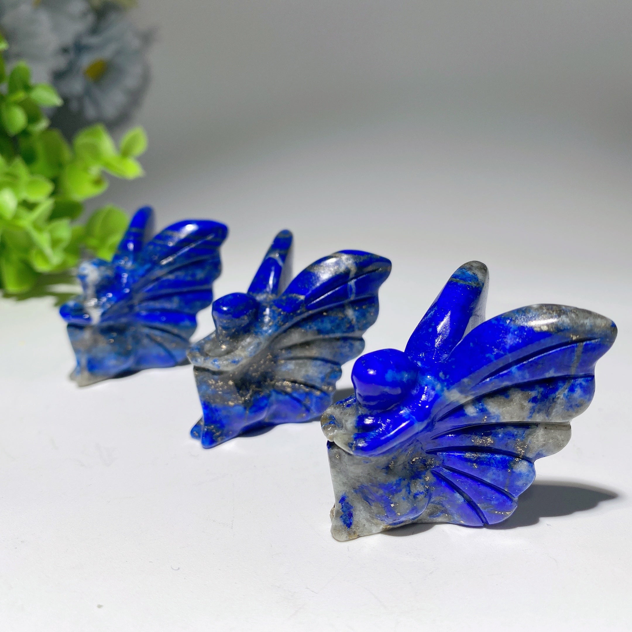 1.5-inch Lapis Lazuli Butterfly Fairy Crystal Figurine