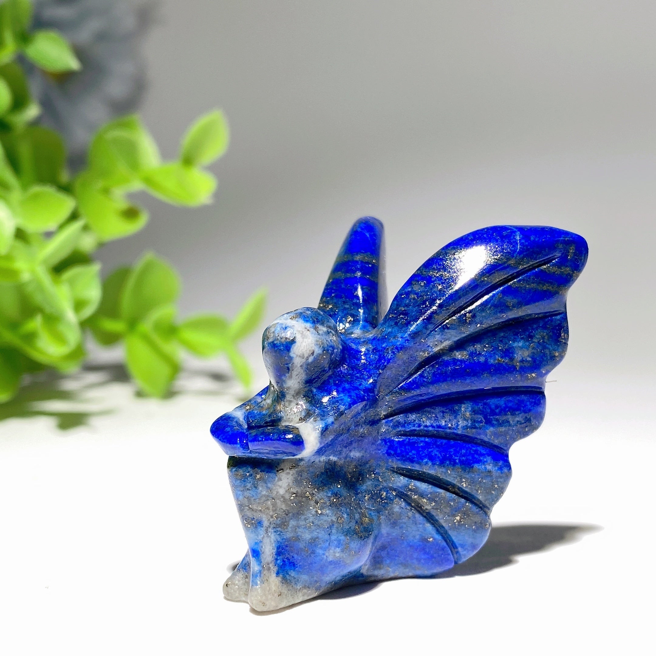 1.5-inch Lapis Lazuli Butterfly Fairy Crystal Figurine