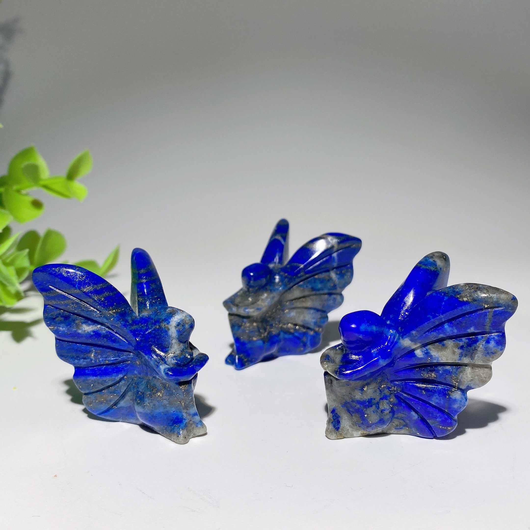 1.5-inch Lapis Lazuli Butterfly Fairy Crystal Figurine