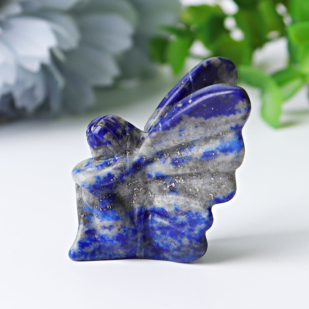1.5 inch Lapis Lazuli Fairy Crystal Figurine Carving
