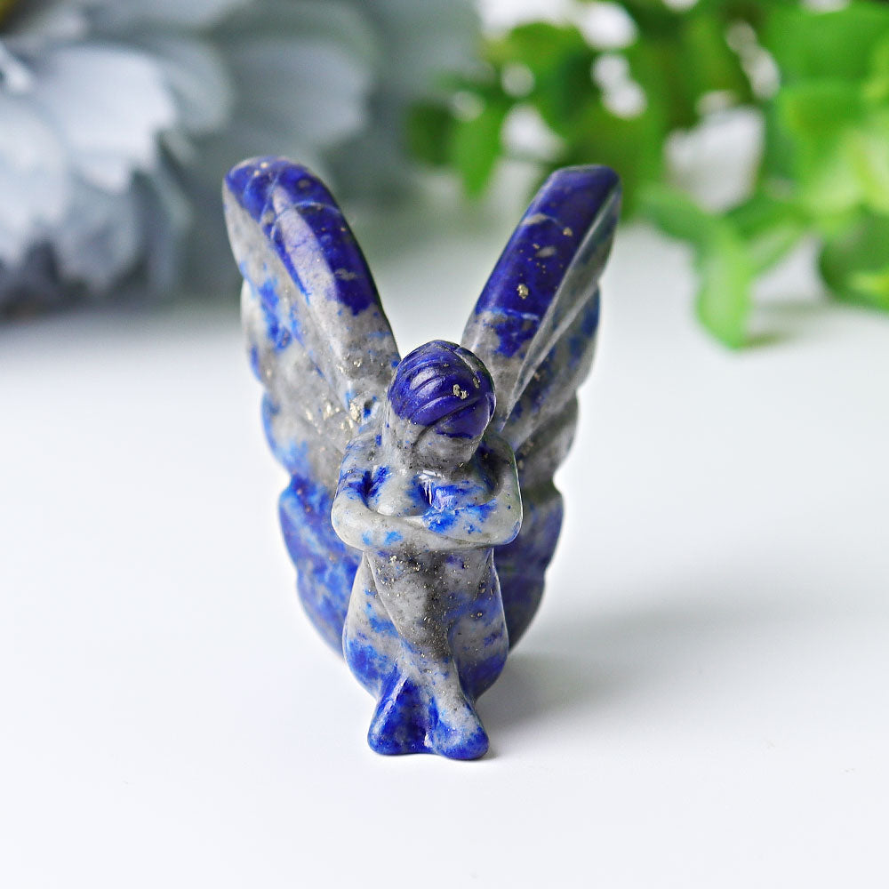 1.5 inch Lapis Lazuli Fairy Crystal Figurine Carving
