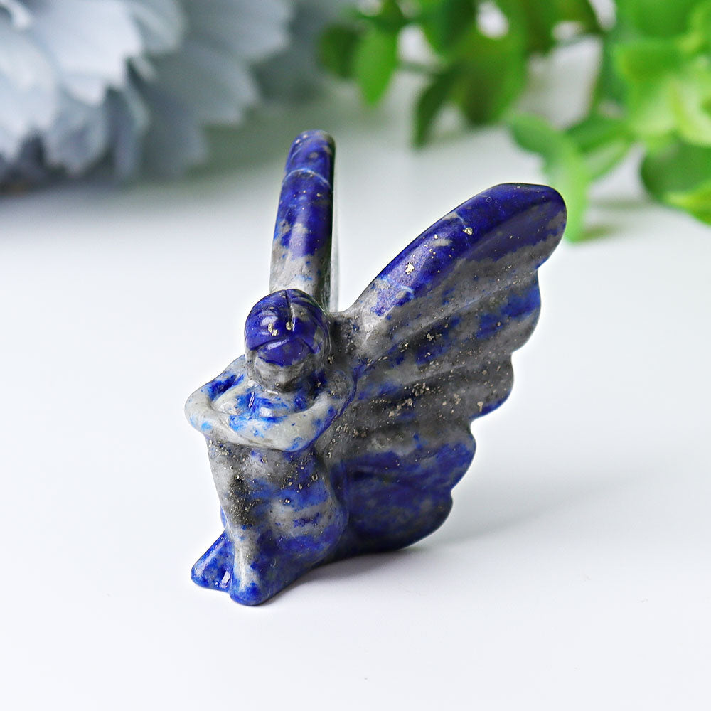1.5 inch Lapis Lazuli Fairy Crystal Figurine Carving