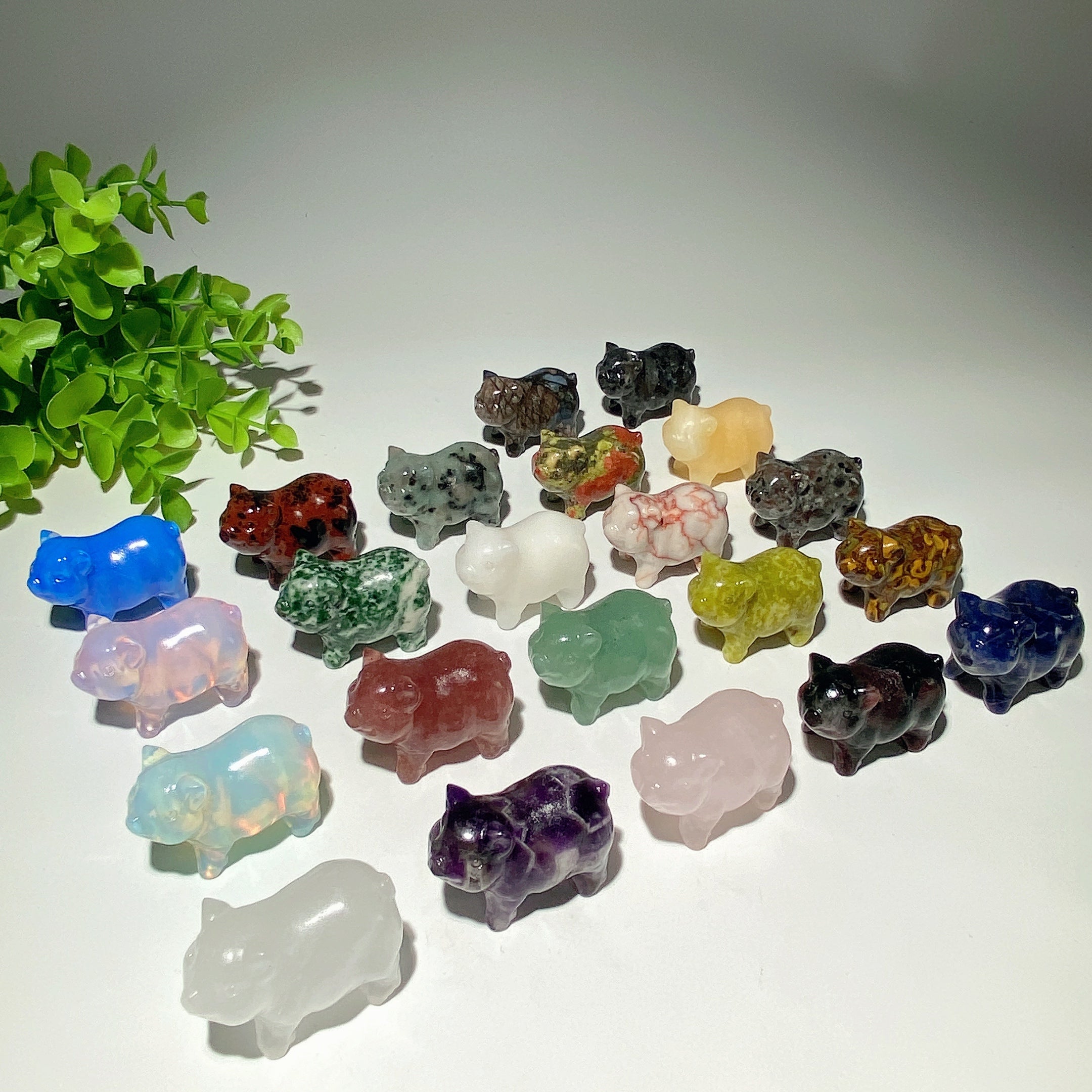 1.5 inch Mixed Crystal Figurines for Healing and Meditation