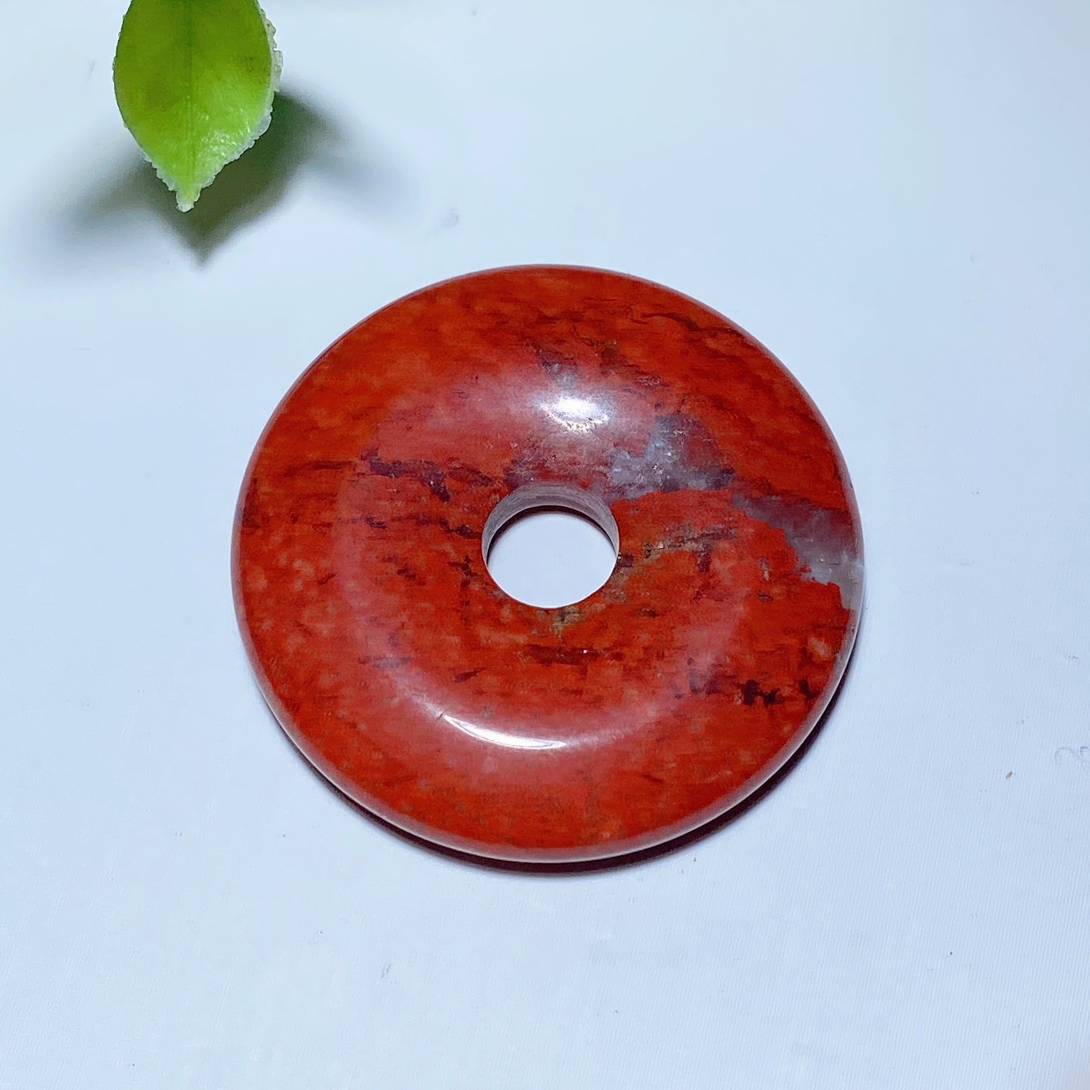 1.5 inch Mixed Crystal Healing Donut Pendant Spiritual Jewelry