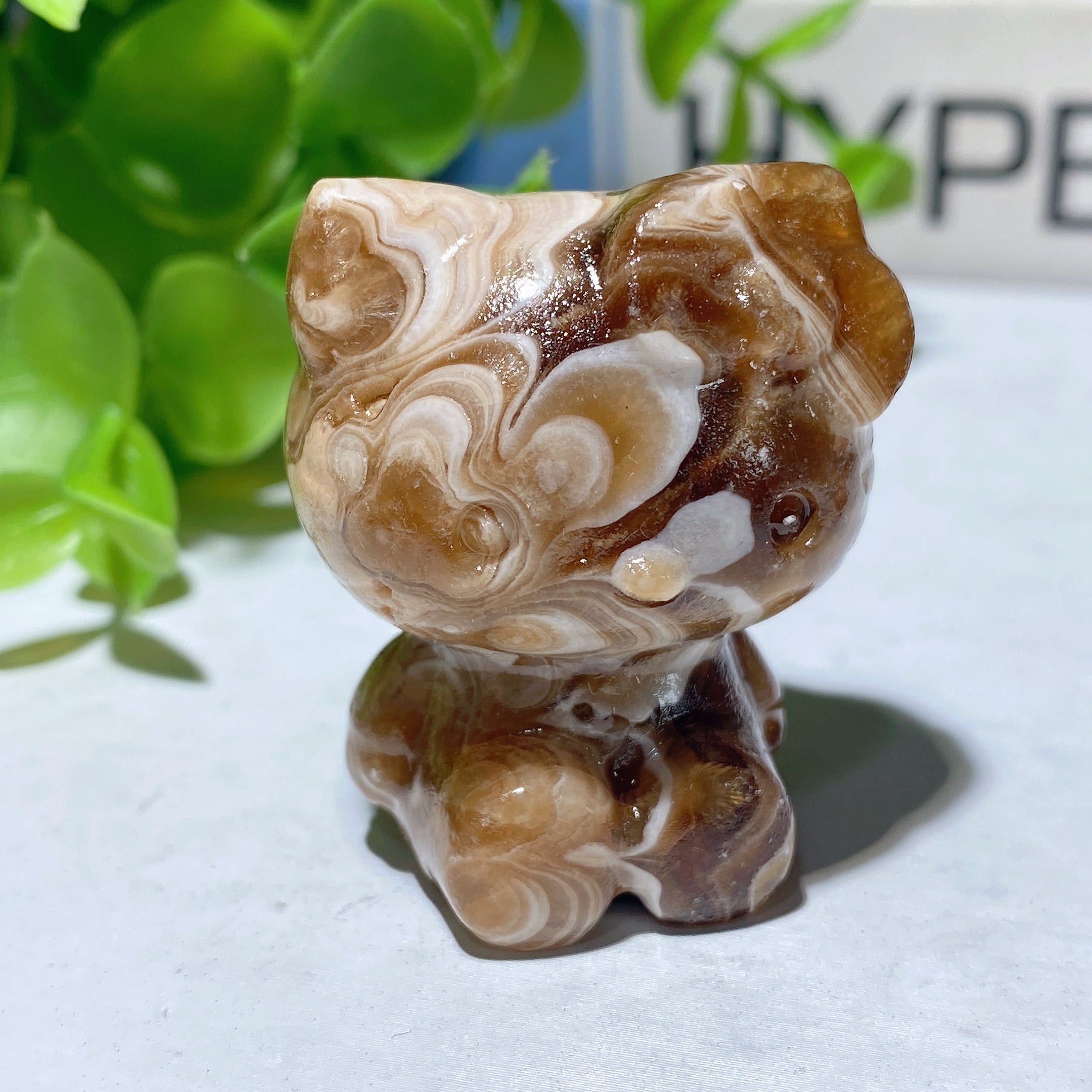 1.5 inch Mixed Crystal Healing Figurine Hello Kitty