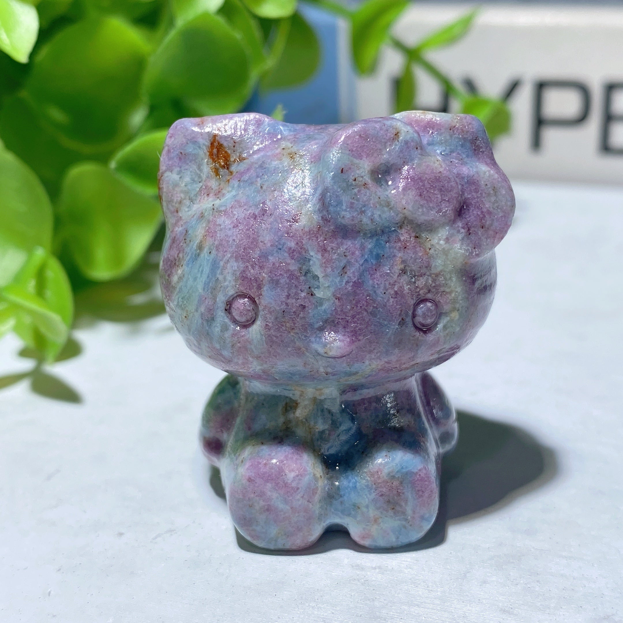 1.5 inch Mixed Crystal Healing Figurine Hello Kitty