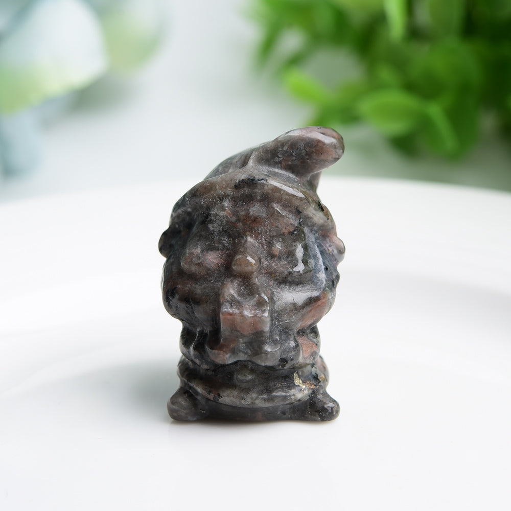 1.5 inch Mixed Crystal Santa Figurine for Spiritual Healing