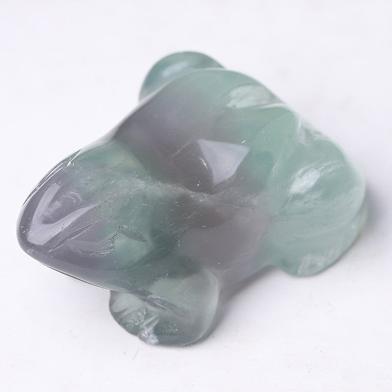1.5 inch Polished Crystal Frog Figurines for Decor