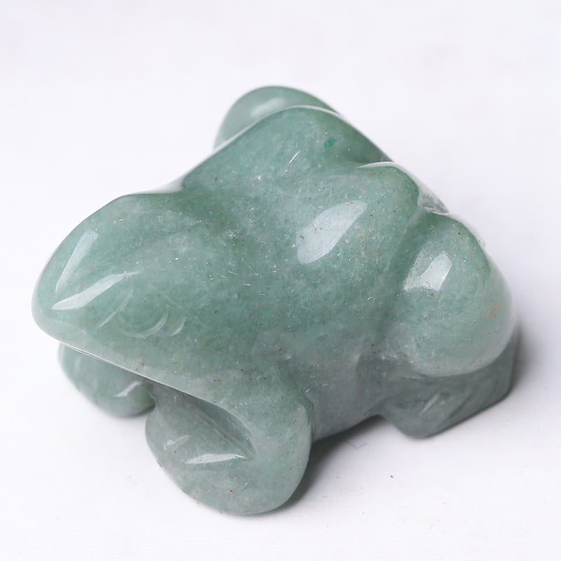 1.5 inch Polished Crystal Frog Figurines for Decor