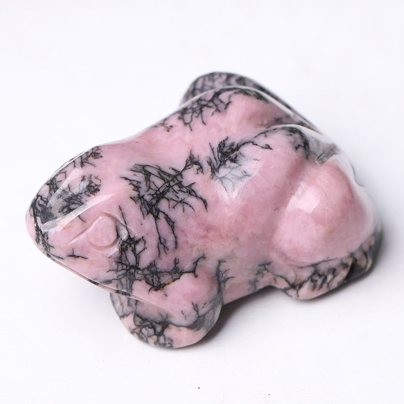 1.5 inch Polished Crystal Frog Figurines for Decor