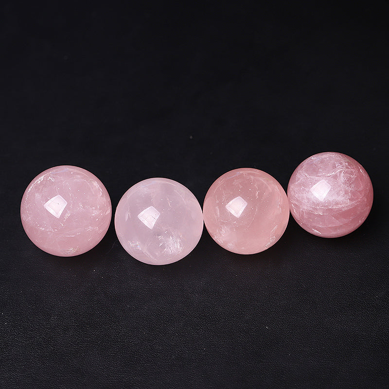 1.5 Inch Rose Quartz Crystal Sphere for Healing