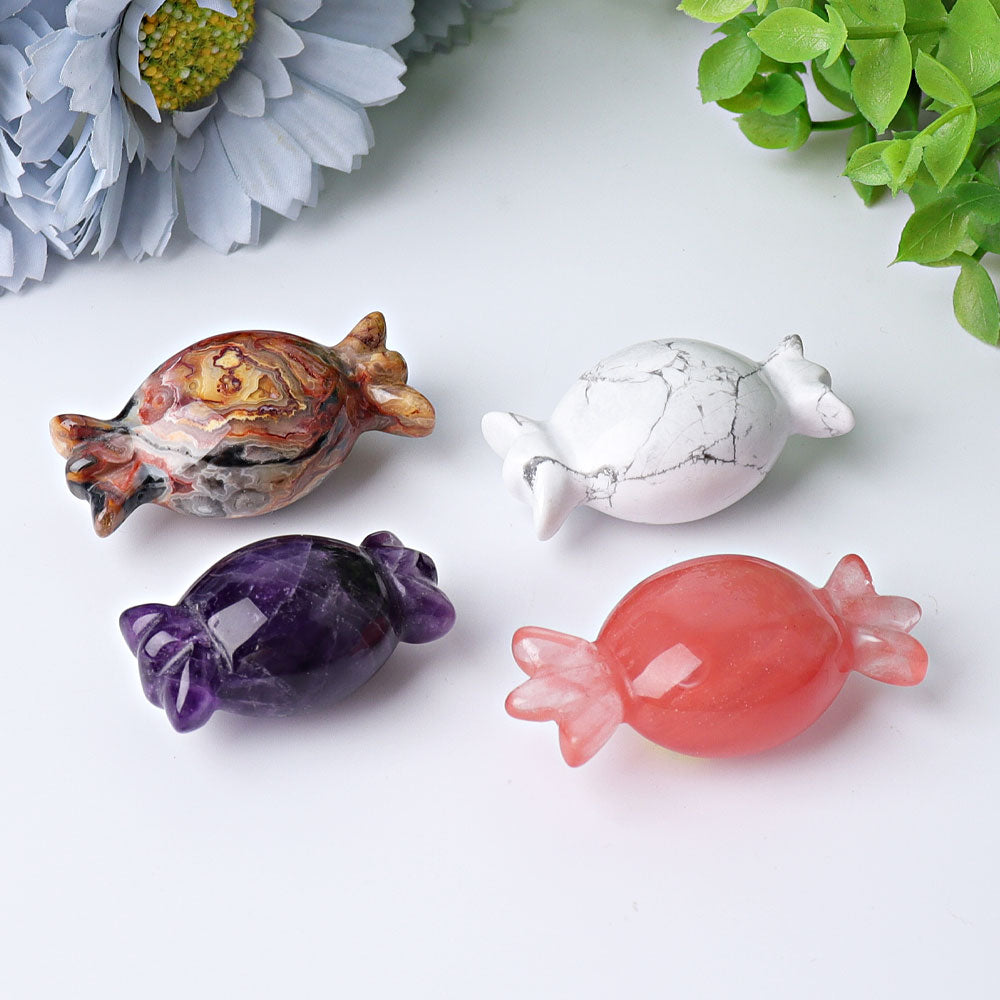 1.6" Candy Crystal Shapes - Amethyst, Howlite & More