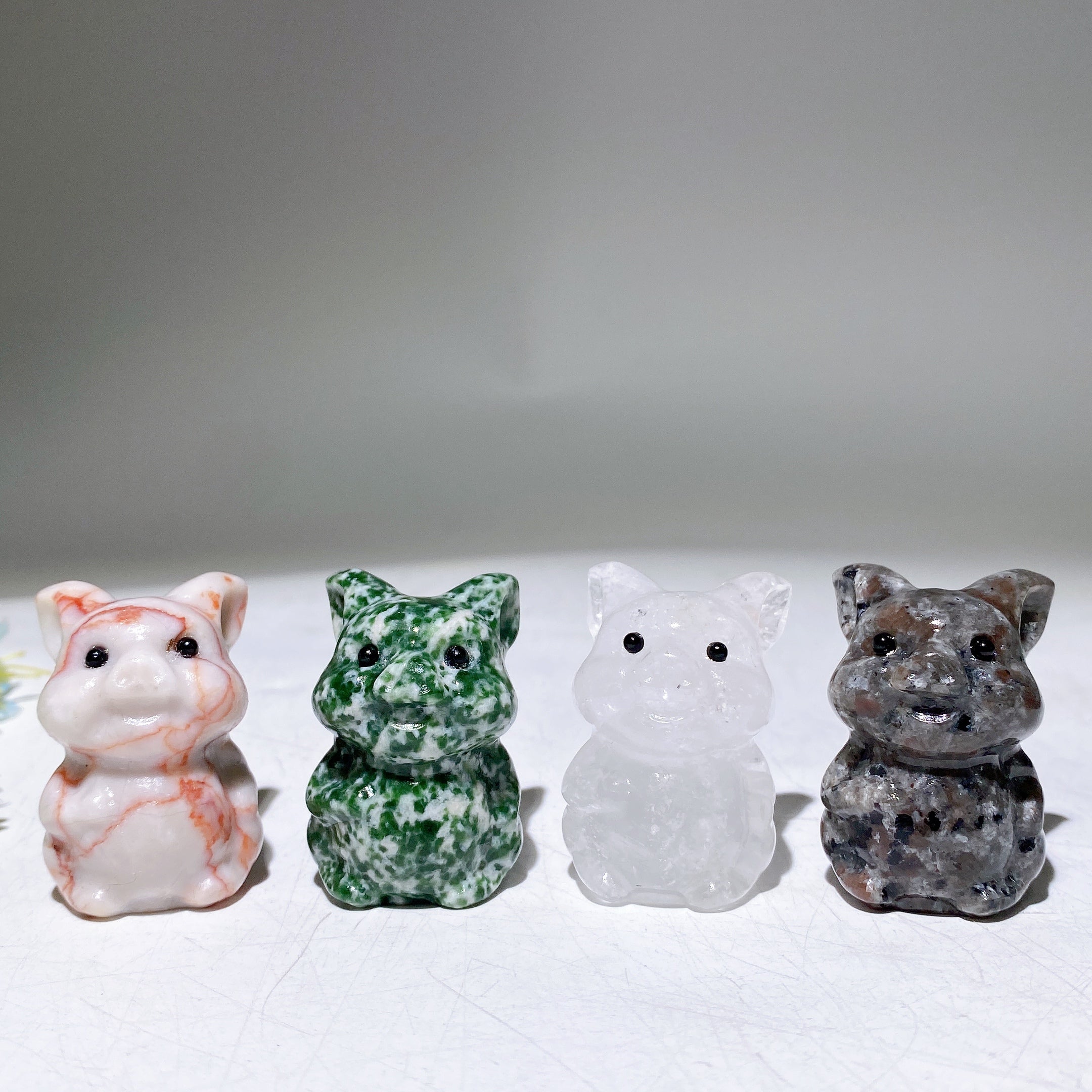 1.6 inch Crystal Pig Carving Healing Figurine