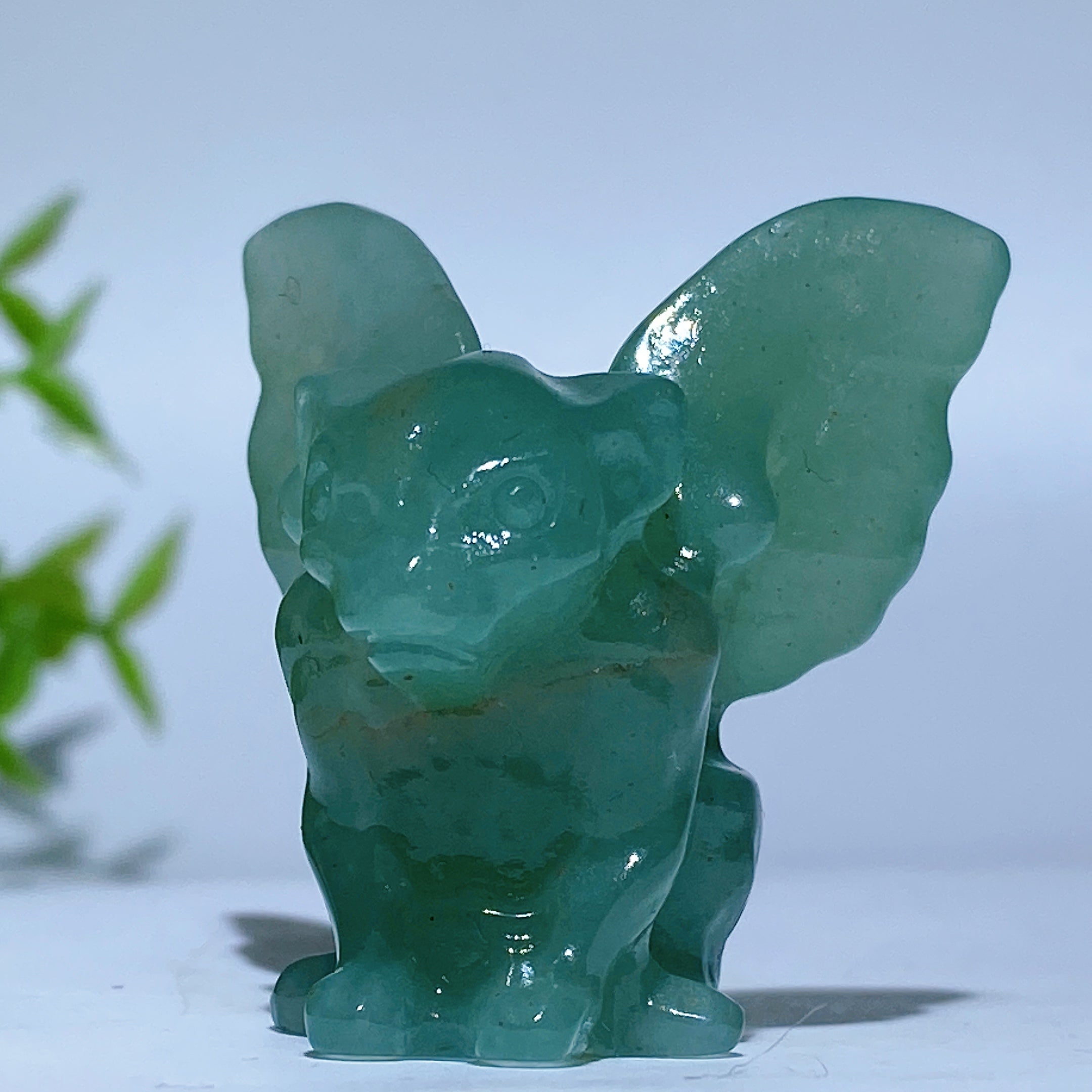 1.7-inch Crystal Gargoyle Carving Figurine Healing Statue