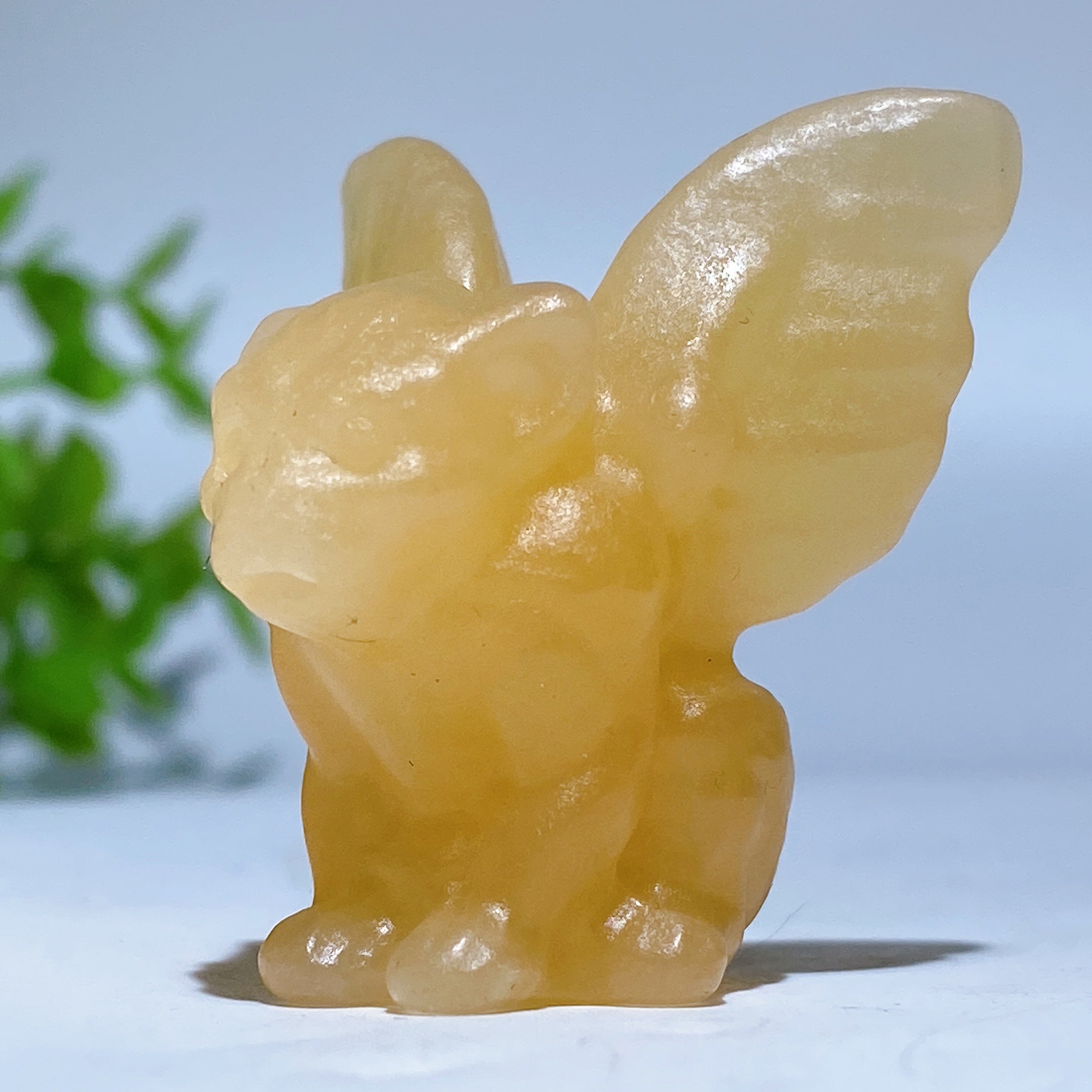 1.7-inch Crystal Gargoyle Carving Figurine Healing Statue
