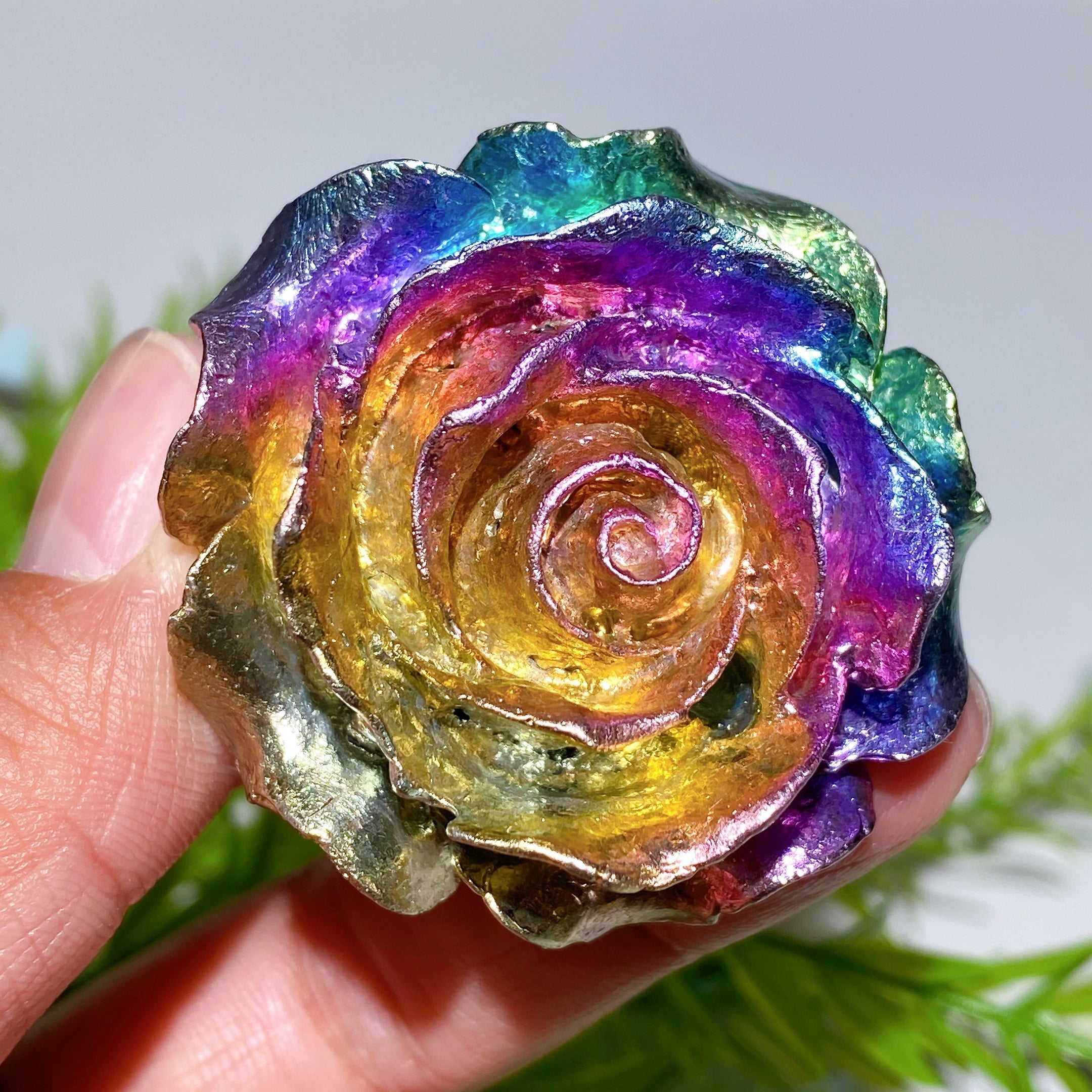 1.8 inch Bismuth Flower Crystal Figurine for Healing