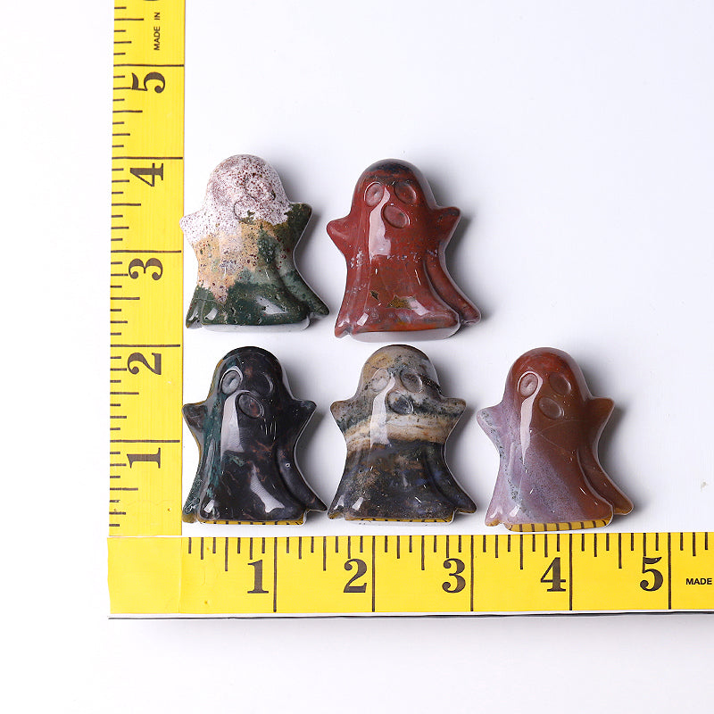 1.8 inch Ocean Jasper Ghost Crystal Figurine for Healing