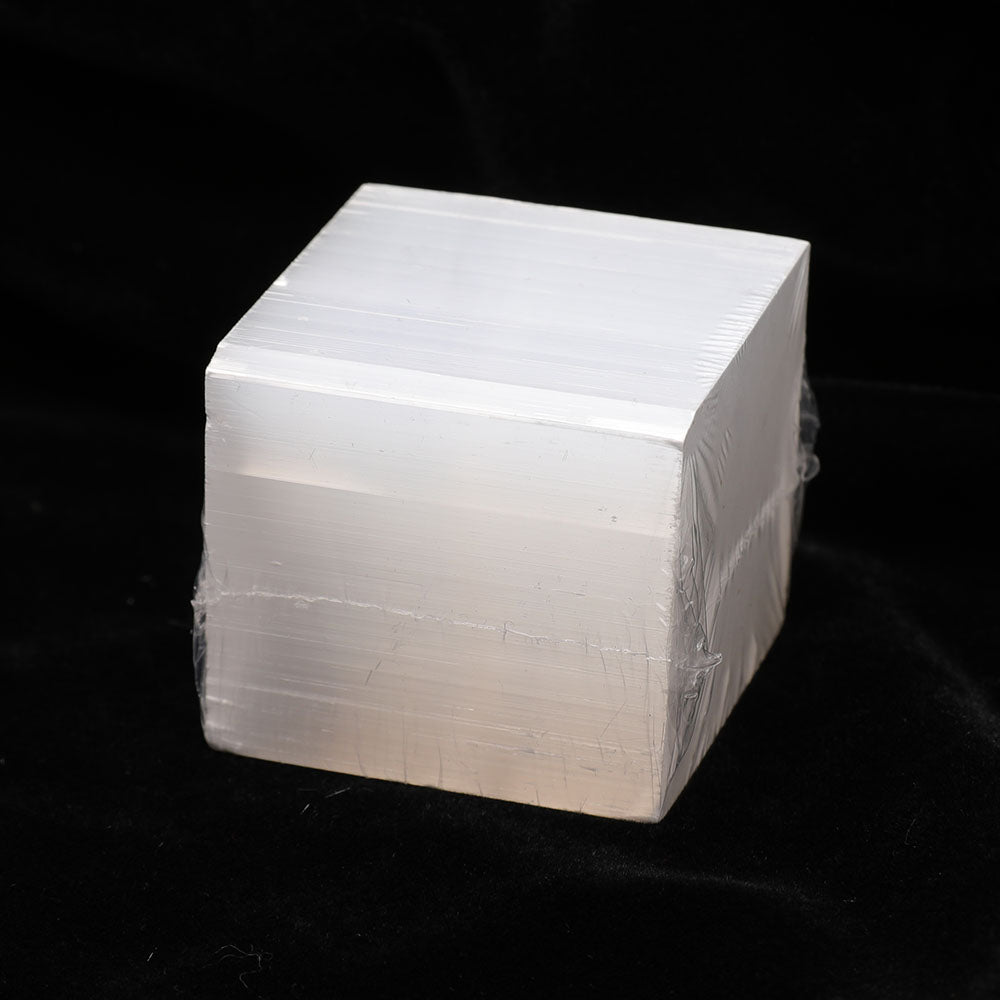 1.8-inch Selenite Cube Crystal Shape for Healing