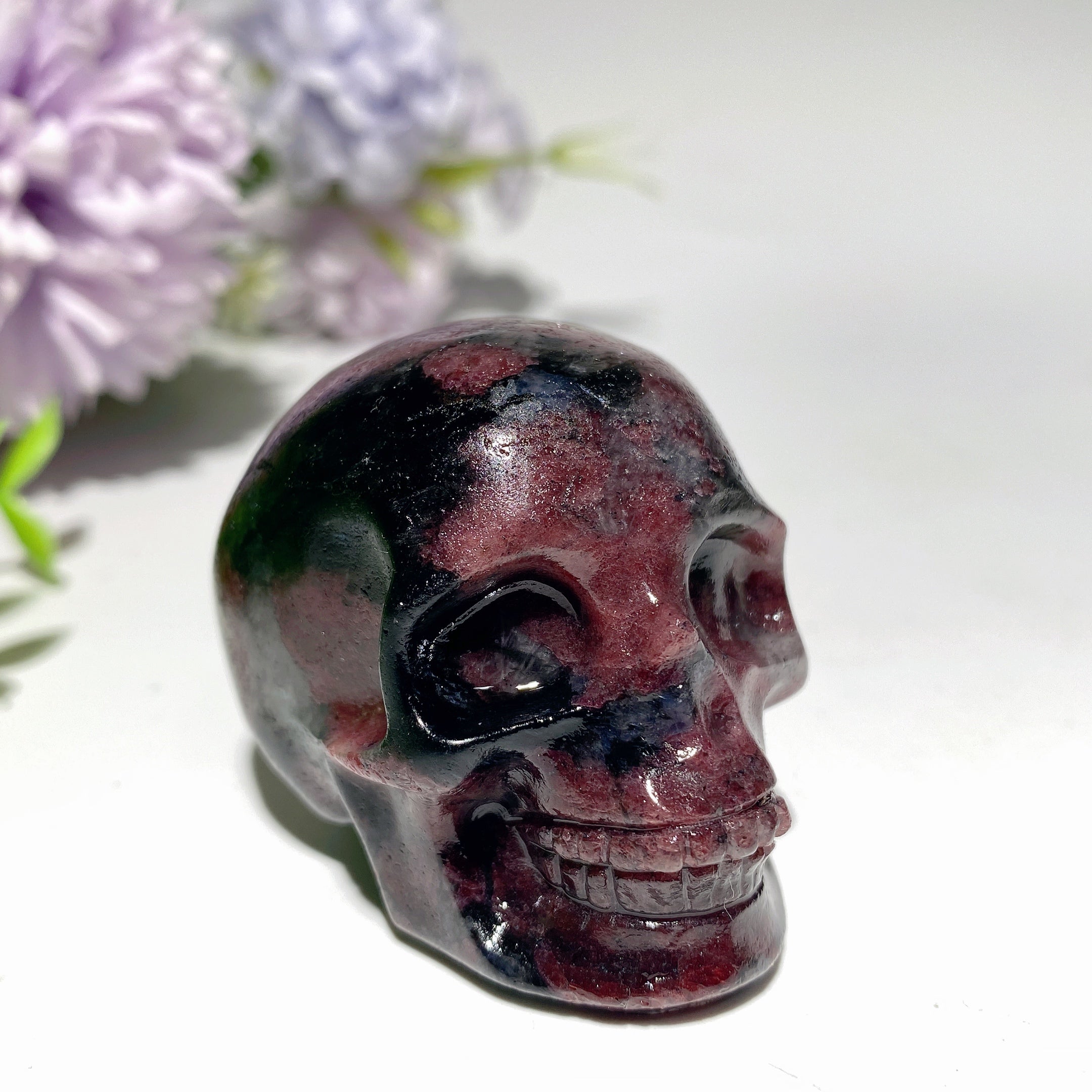 1.9-2.0 Inch Mixed Crystal Skull Carvings for Healing