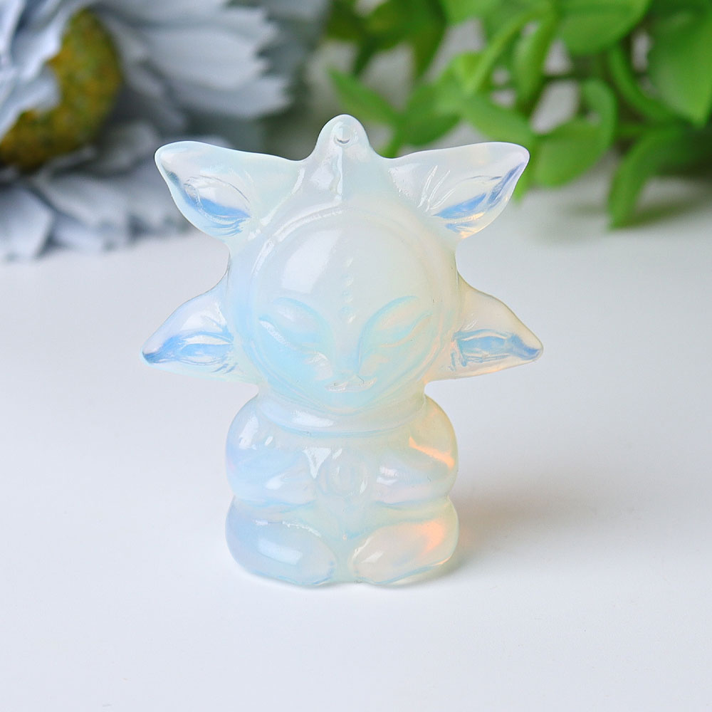 1.9 inch Blue Opalite Crystal Figurine for Healing