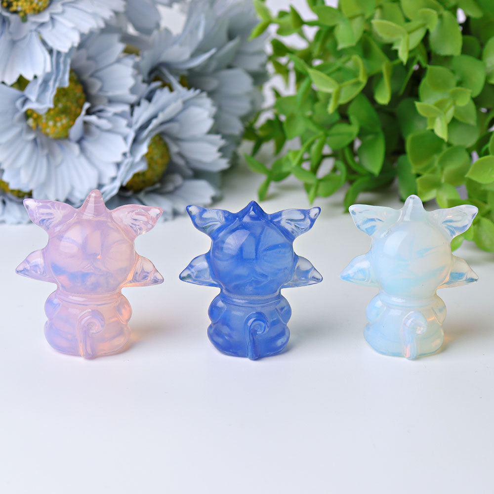 1.9 inch Blue Opalite Crystal Figurine for Healing