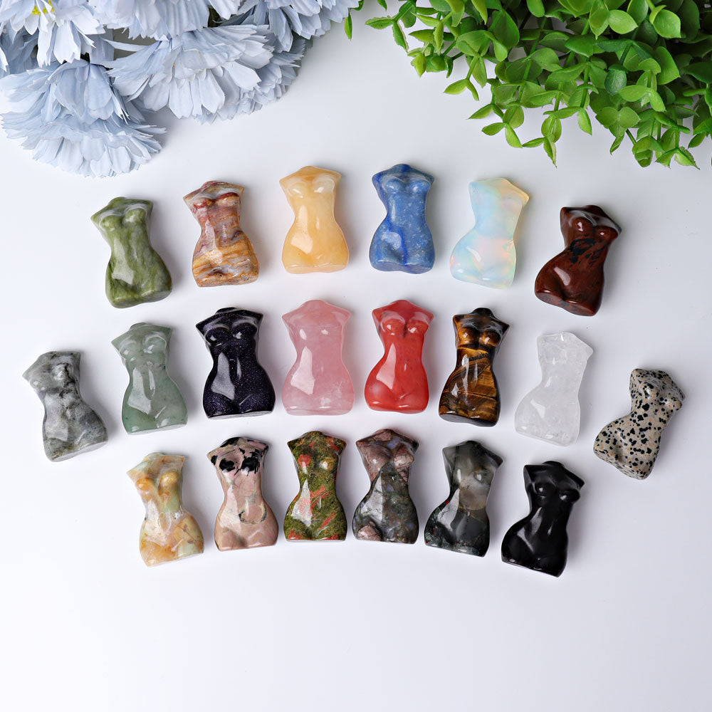 1.9-inch Healing Crystal Figurine Carving for Energy