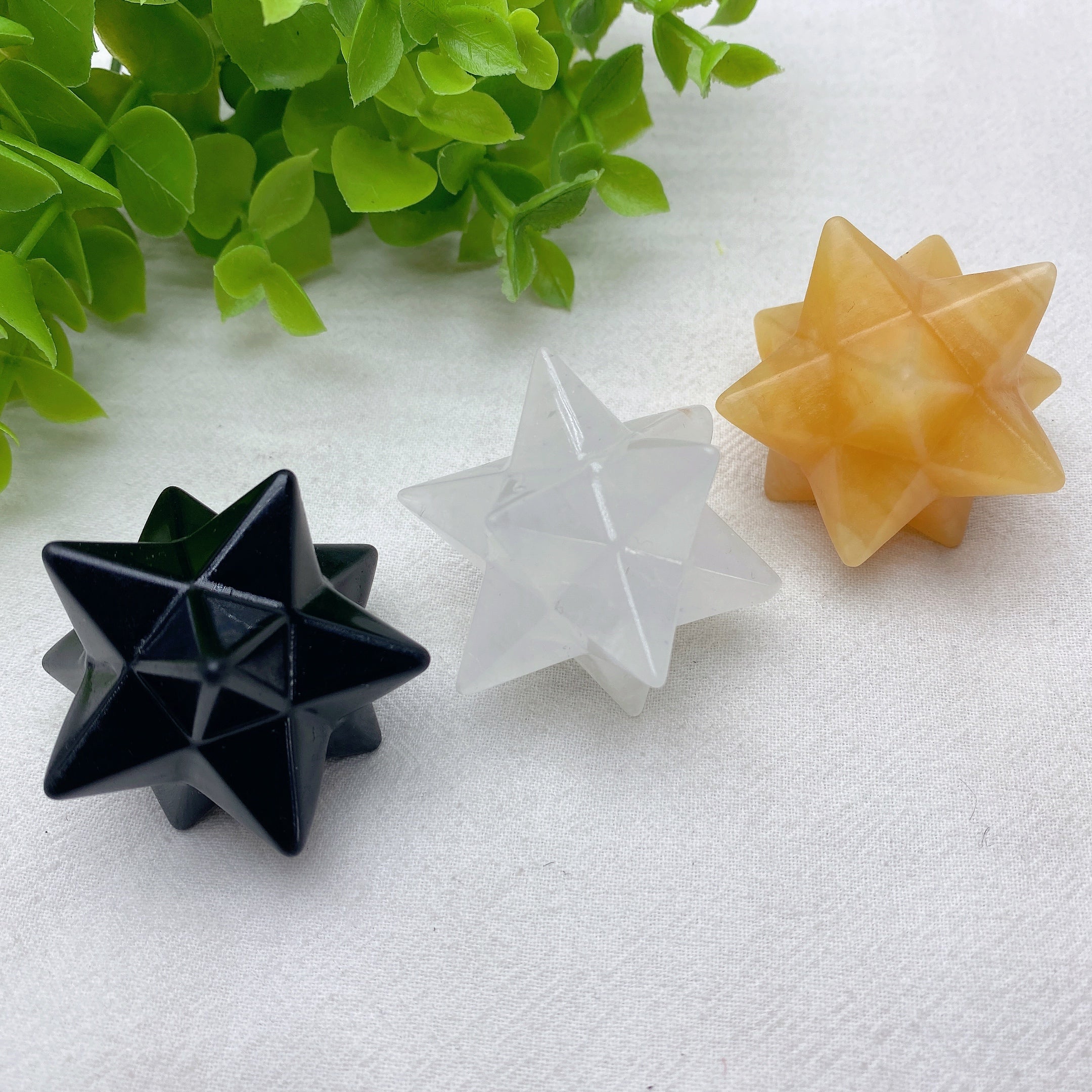 1.9 inch Mixed Crystal Merkaba Figurine for Healing