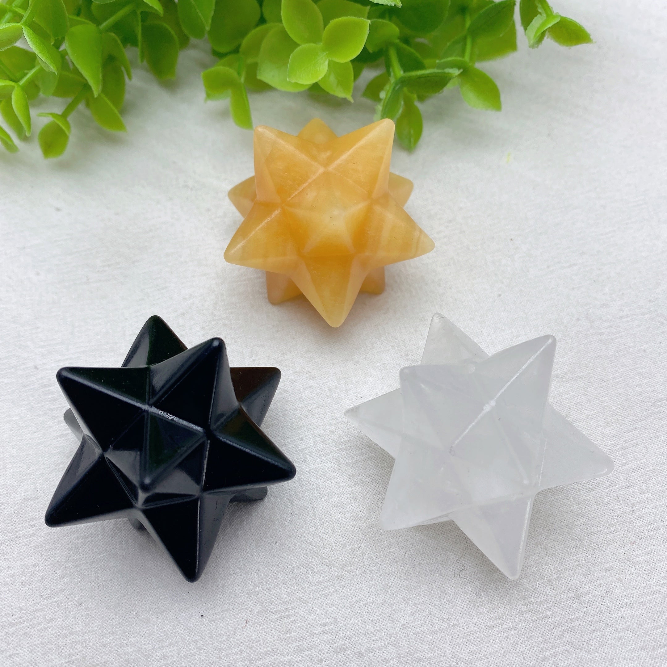 1.9 inch Mixed Crystal Merkaba Figurine for Healing