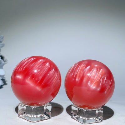 1.9 Inch UV Reactive Resin Crystal Sphere for Healing Energy