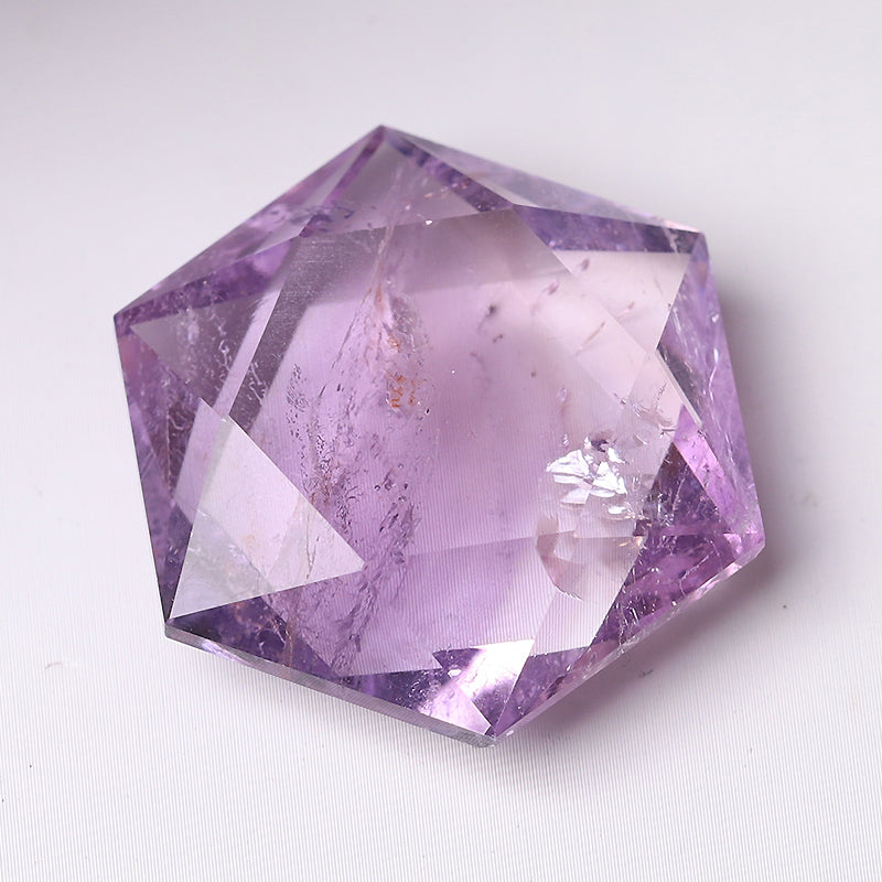 1 inch Hexagon Crystal Pocket Stone for Pendant Healing