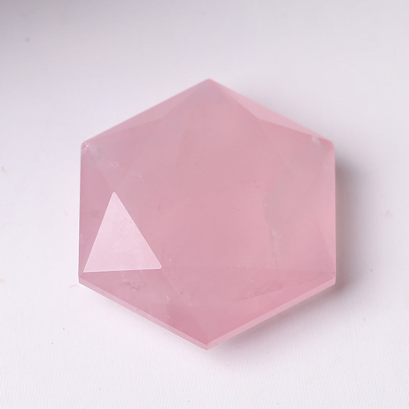 1 inch Hexagon Crystal Pocket Stone for Pendant Healing