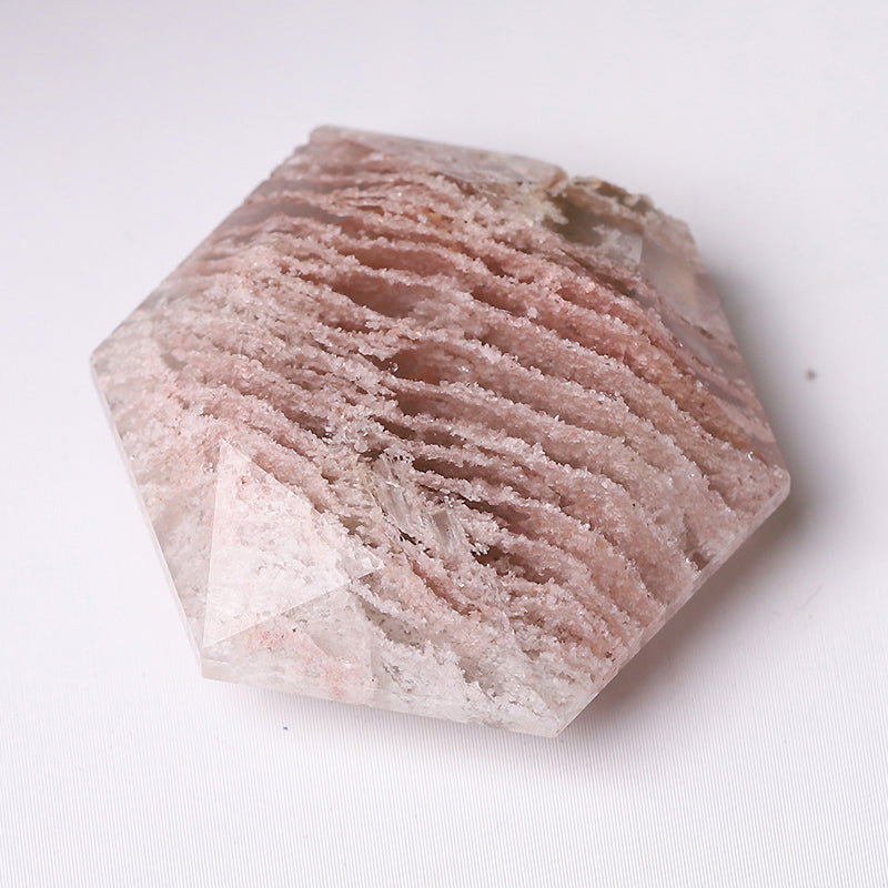 1 inch Hexagon Crystal Pocket Stone for Pendant Healing