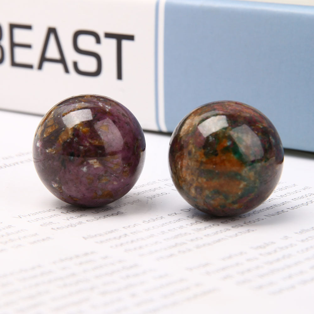 1 inch Ocean Jasper Mini Sphere for Energy Healing