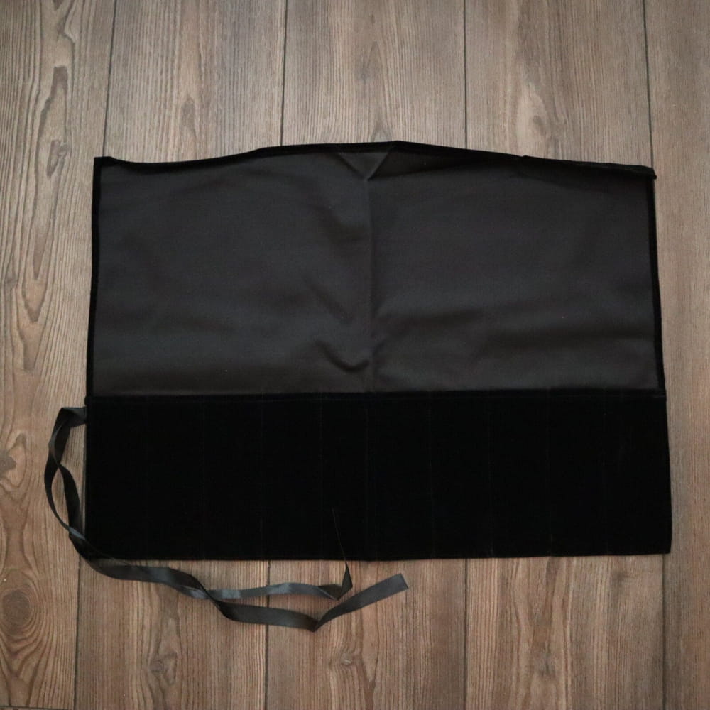 Black fabric portfolio case with carrying strap for 10/12 inch Tuning Fork Carry Bag